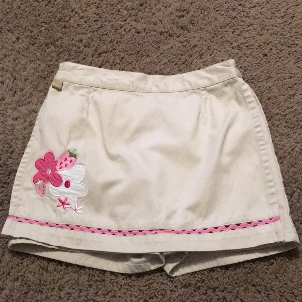 Vintage Gymboree Strawberry Fields line skort Sz 6